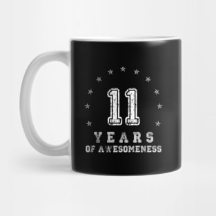 Vintage 11 years of awesomeness Mug